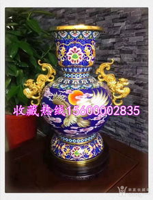 丹鳳朝陽 鵬程萬里鳳耳瓶 戴嘉林大師景泰藍(lán)藝術(shù)的傳承與創(chuàng)新